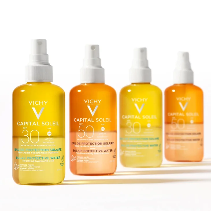 Vichy Ideal Soleil Acqua Solare Protettiva SPF 200 ml 30 Con Acido Ialuronico Idratante