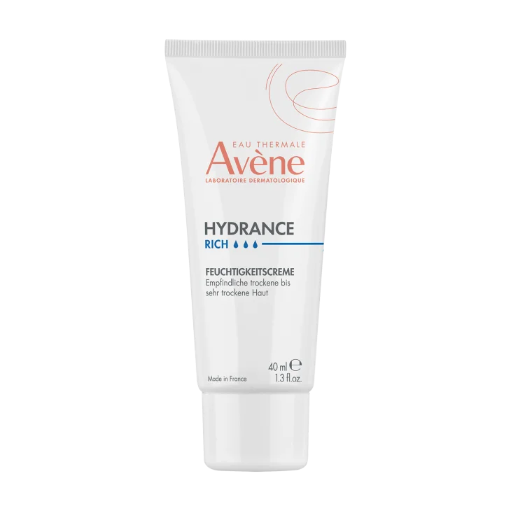Av&egrave;ne Eau Thermale Hydrance Crema Idratante Ricca, 24h  Idratazione, con Acqua termale, Pelle secca e molto secca, 40ml