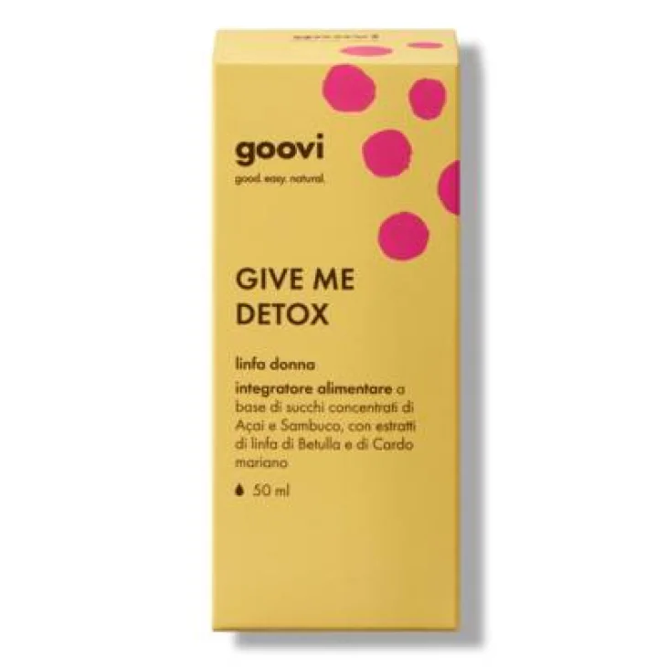 Goovi Give Me Detox Linfa Donna Integratore Drenante 50 ml Goovi Give Me Detox Linfa Donna Integratore Drenante 50 ml