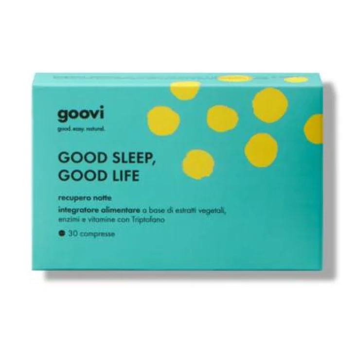 Goovi Recupero Notte Integratore per Favorire il Buon Riposo Goovi Recupero Notte Integratore per Favorire il Buon Riposo
