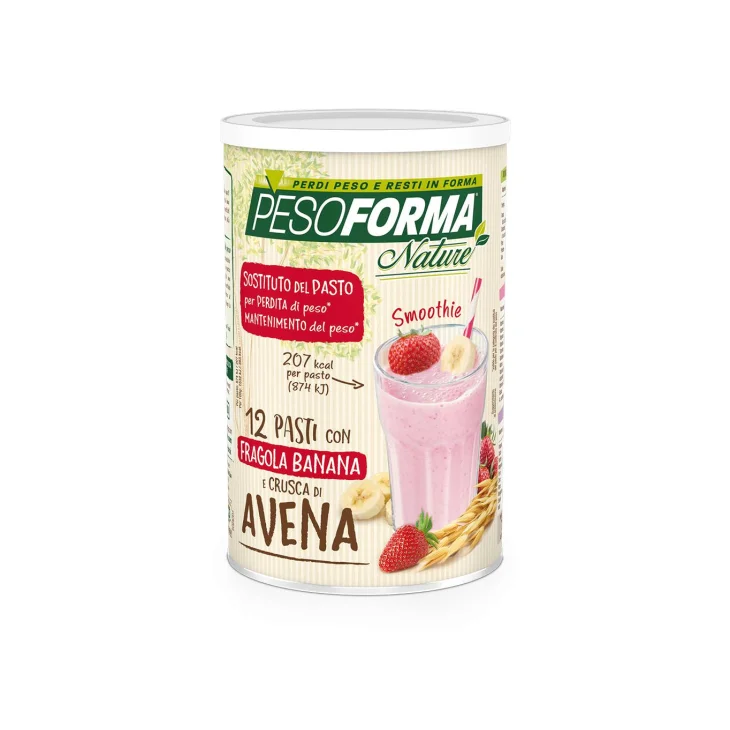 Pesoforma Nature Smoothie Sostituto del Pasto per Dimagrire Banana e Fragola Pesoforma Nature Smoothie Sostituto del Pasto per Dimagrire Banana e Fragola