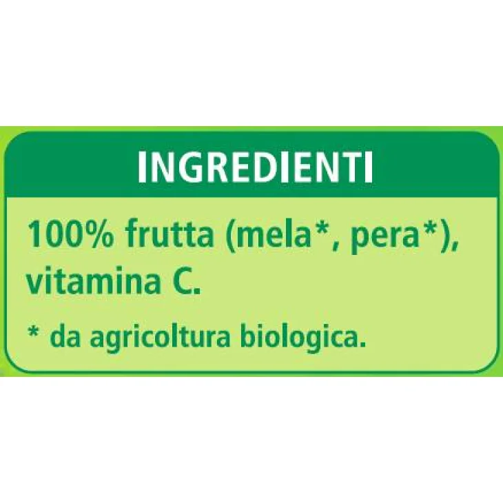 Hipp Bio Merenda Biologica Frutta Grattugiata Mela e Pera