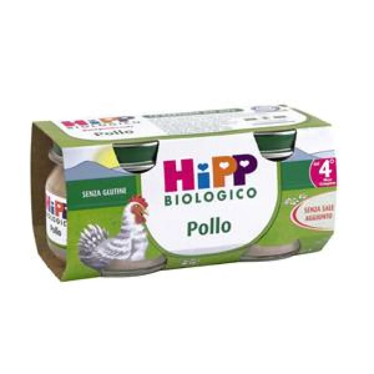 Hipp Bio Omogeneizzato Biologico Pollo 2 x 80 g