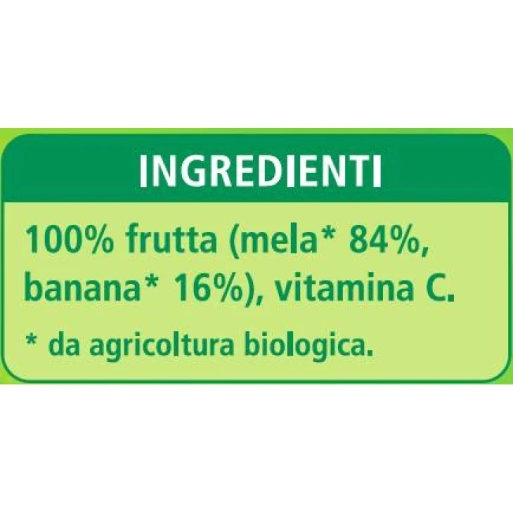 Hipp Bio Merenda Biologica Frutta Grattugiata Mela e Banana 400 g