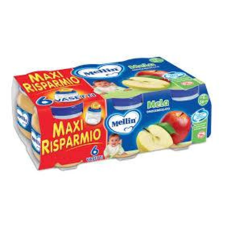 Mellin Omogeneizzati alla Mela 6 vasetti 100 g