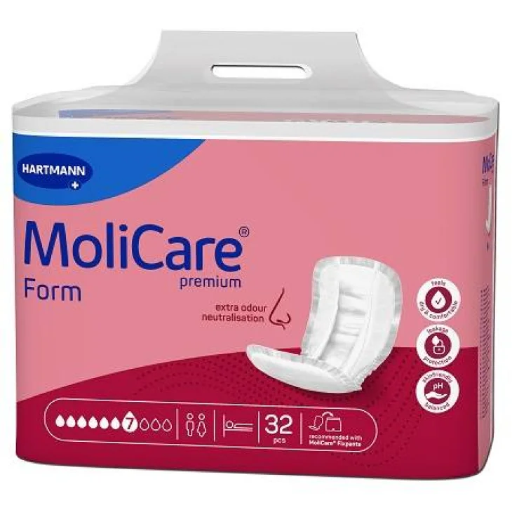 MoliCare Premium Form Pannolino Sagomato 7 Gocce 32 pezzi MoliCare Premium Form Pannolino Sagomato 7 Gocce 32 pezzi