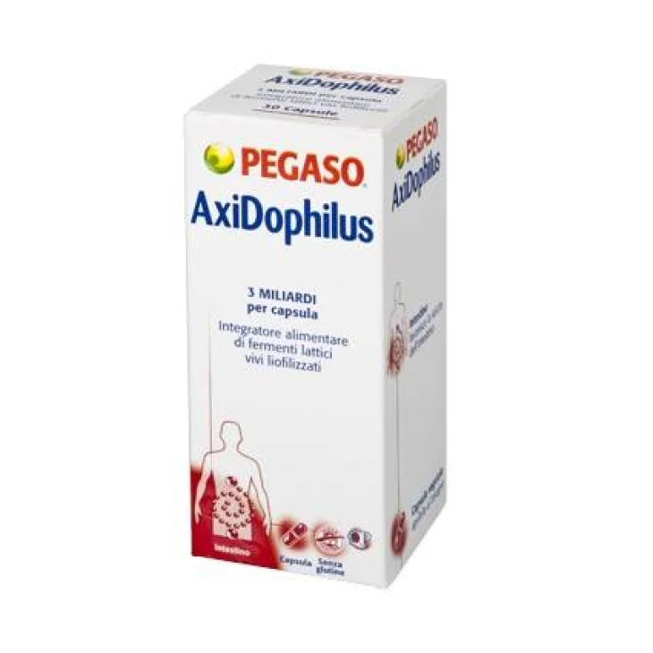 Pegaso Axidophilus Integratore di Fermenti Lattici 60 capsule Pegaso Axidophilus Integratore di Fermenti Lattici 60 capsule