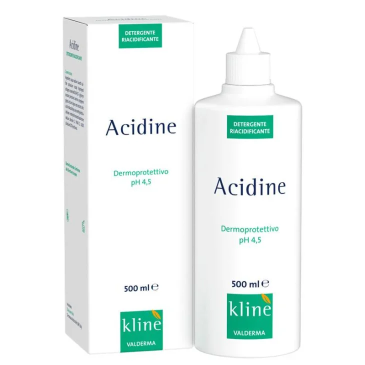 Valderma Klin&egrave; Acidine Liquido Dermatologico pH 4,5 Detergente Acidificante 500 ml