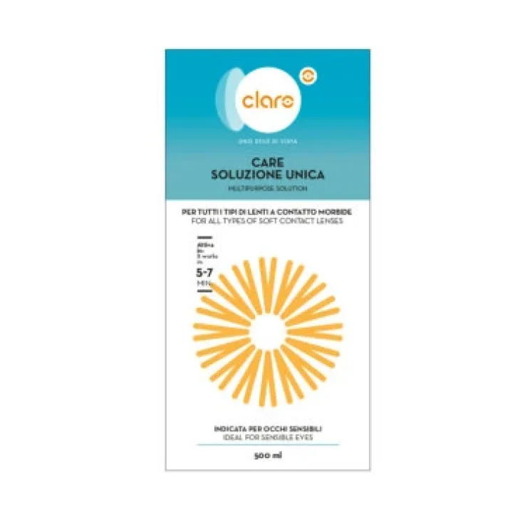 Claro Soluzione Unica per Lenti a Contatto Morbide 100 ml