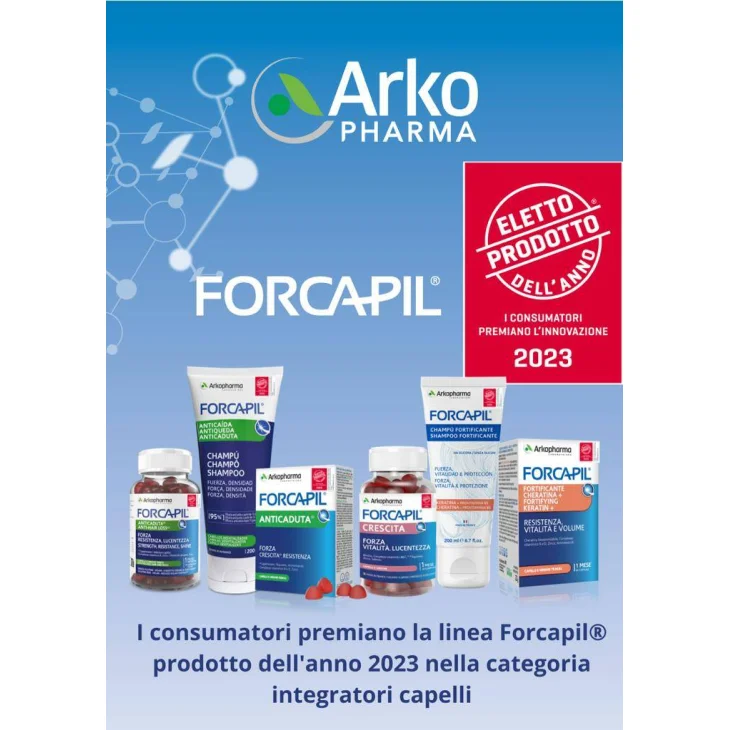 Arkoharma Forcapil Anticaduta Gummies Caramelle Gommose 150 g