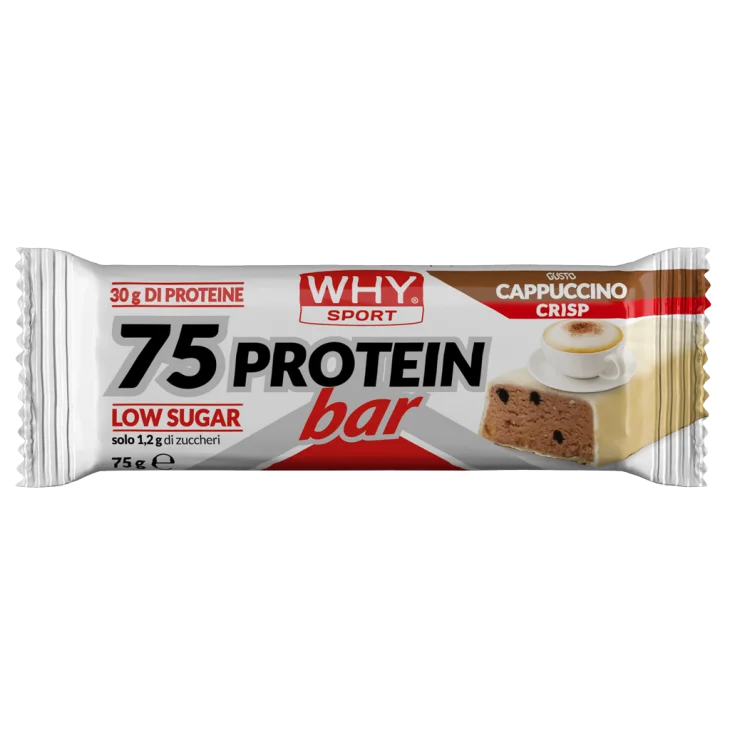 Whysport 75 Protein Bar Barretta Proteica Gusto Cappucino Crisp 75 g Whysport 75 Protein Bar Barretta Proteica Gusto Cappucino Crisp 75 g