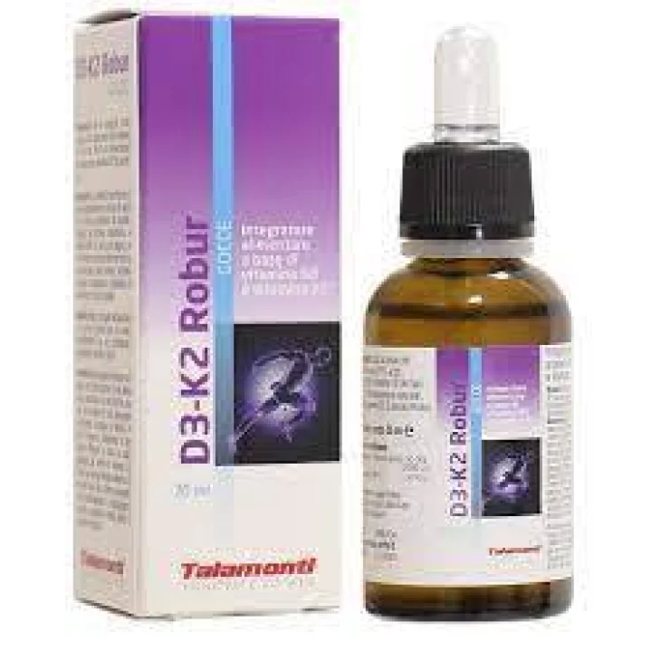 D3 K2 Robur Integratore di vitamina D3 e K2 30 ml D3 K2 Robur Integratore di vitamina D3 e K2 30 ml