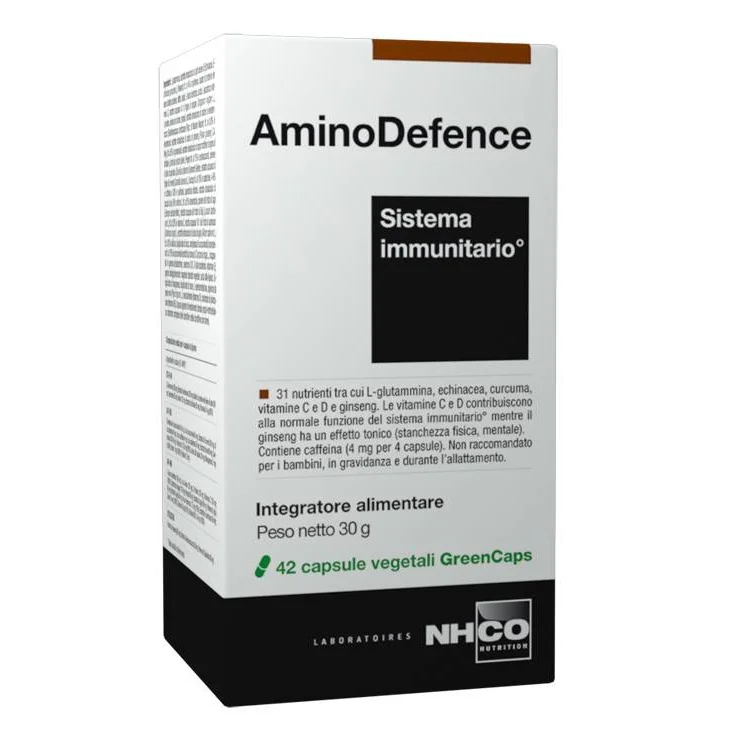 NHCO AminoDefence Integratore per il Sistema Immunitario 42 capsule NHCO AminoDefence Integratore per il Sistema Immunitario 42 capsule