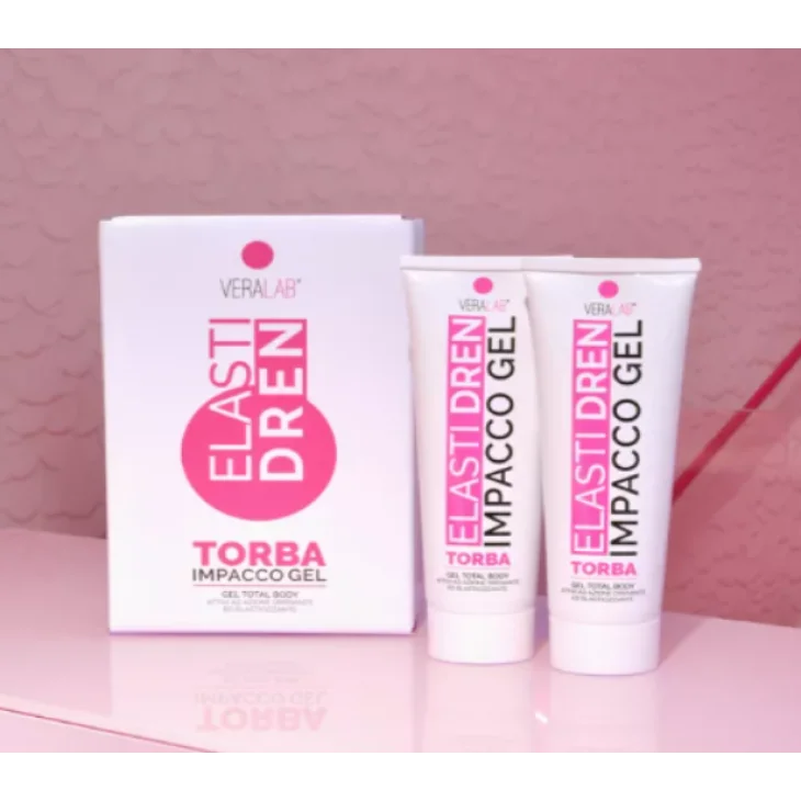 Veralab Elastidren Impacco Gel Drenante Viso e Corpo 2 tubi da 250 ml