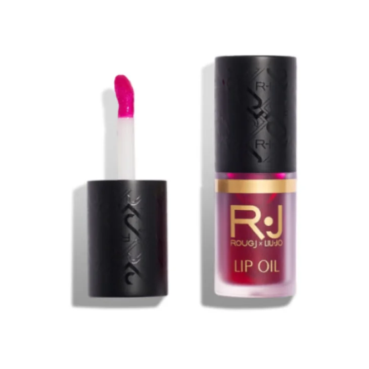 Rougj Lip Oil Stile Armonia dei Colori Estate Tinta Labbra Colore Rosa Pastello