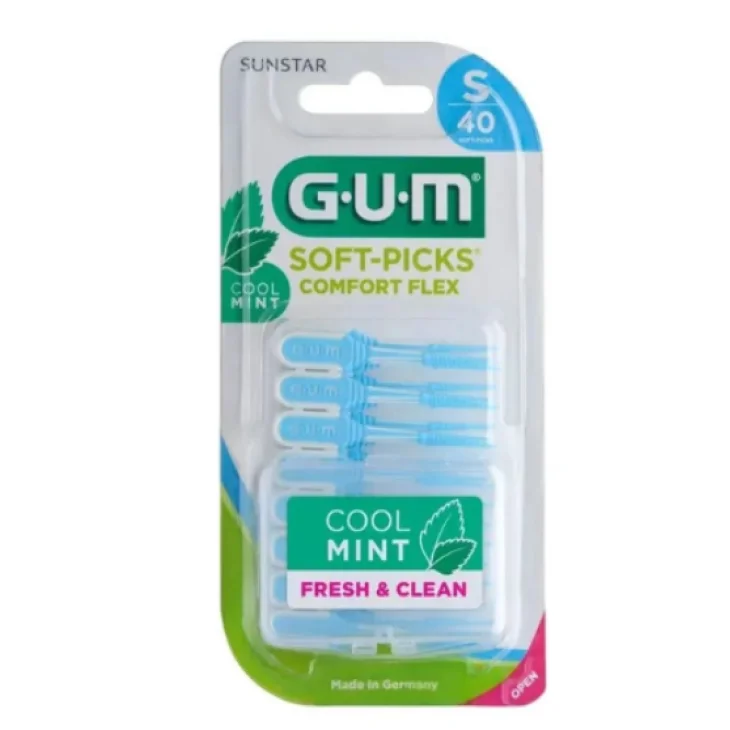 Gum Soft-Picks Comfort Flex Mint Scovolino Interdentale Misura S 40 pezzi Gum Soft-Picks Comfort Flex Mint Scovolino Interdentale Misura S 40 pezzi