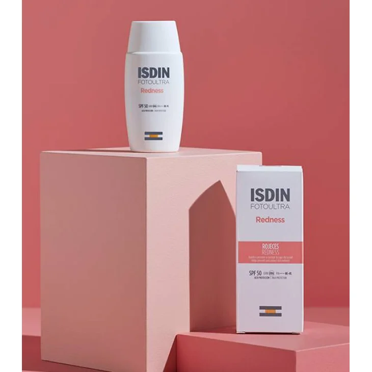 Isdin Foto Ultra Redness SPF 50 Crema Solare Viso Protezione Rossore 50 ml Isdin Foto Ultra Redness SPF 50 Crema Solare Viso Protezione Rossore 50 ml