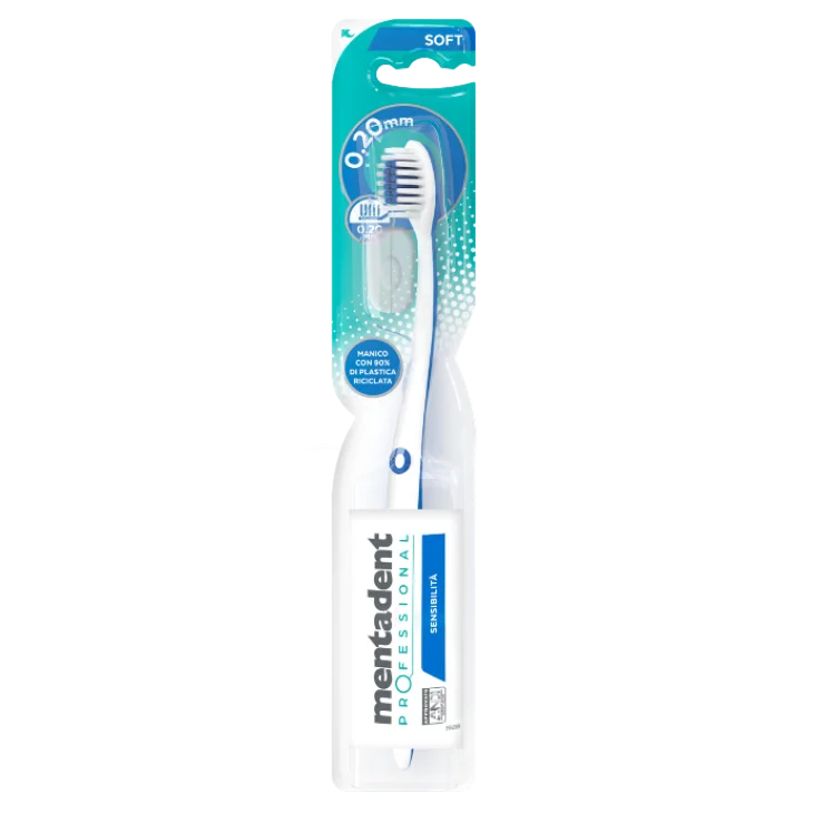 Mentadent Professional Sensibilità Spazzolino Soft per Denti Sensibili 1 pezzo Mentadent Professional Sensibilità Spazzolino Soft per Denti Sensibili 1 pezzo