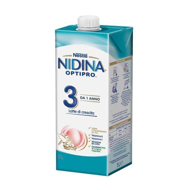 Nestl&egrave; Nidina Optipro 3 Latte Liquido di Proseguimento 1 litro