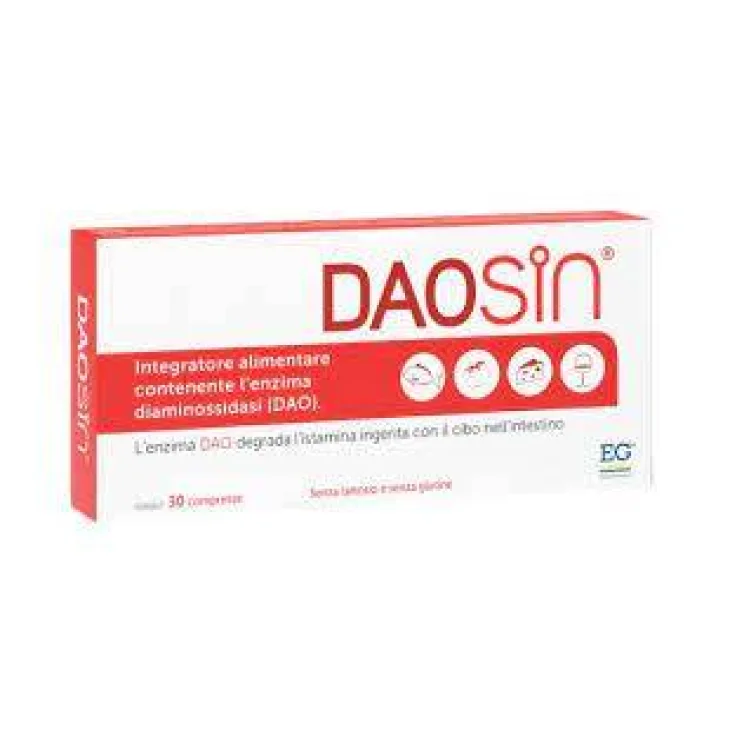 Daosin Integratore per Intolleranze Alimentari 30 capsule Daosin Integratore per Intolleranze Alimentari 30 capsule