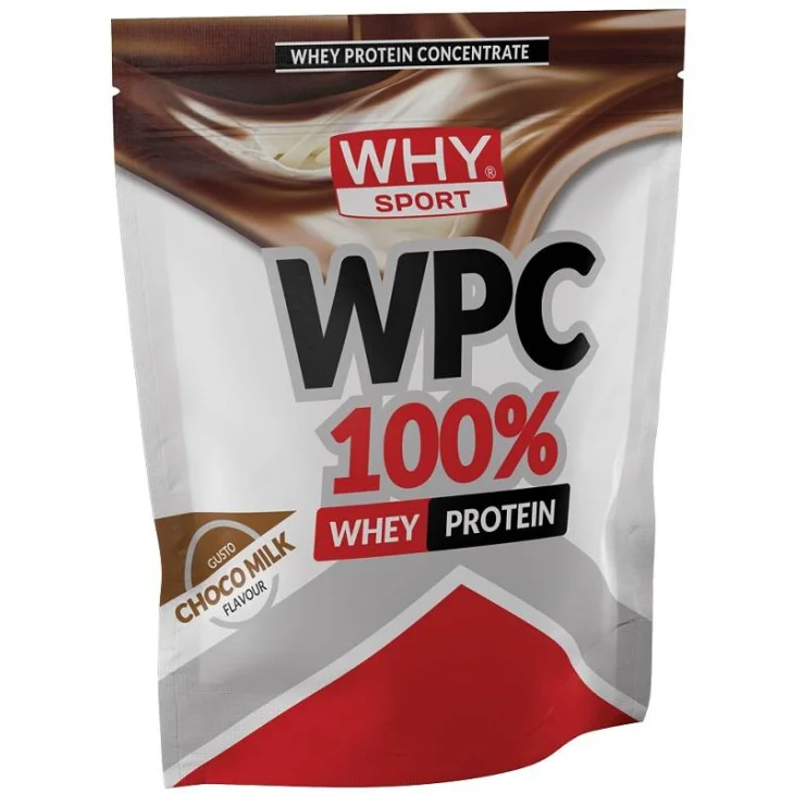 Whysport WPC 100% Whey Integratore di Proteine Gusto Milk Choco 1 kg Whysport WPC 100% Whey Integratore di Proteine Gusto Milk Choco 1 kg