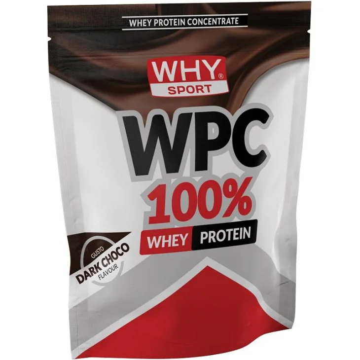 Whysport WPC 100% Whey Integratore di Proteine Gusto Dark Choco 1 kg Whysport WPC 100% Whey Integratore di Proteine Gusto Dark Choco 1 kg