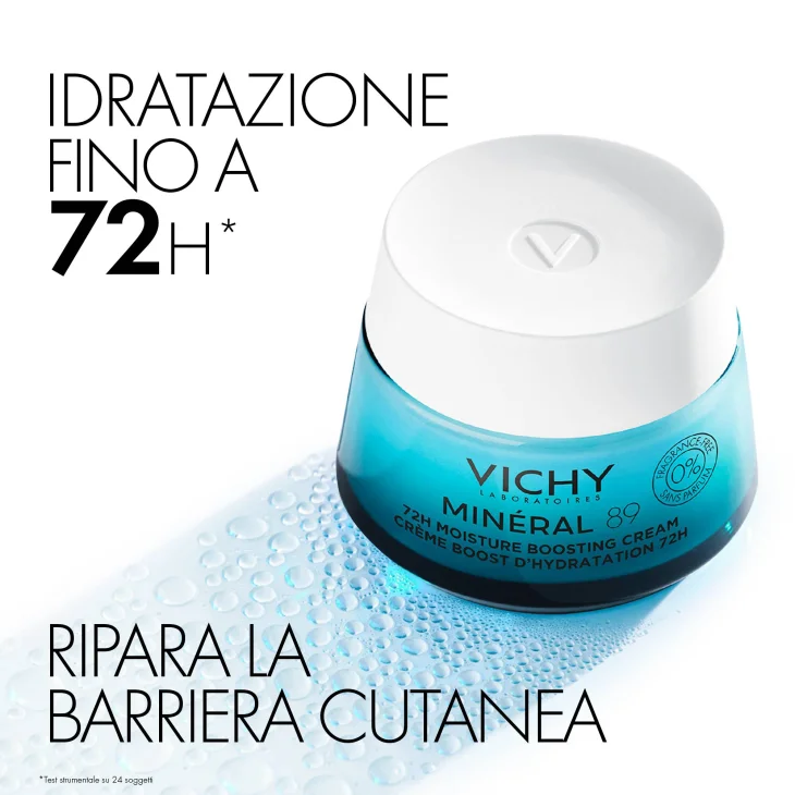 Vichy Mineral 89 Crema Leggera Viso Idratante 50 ml