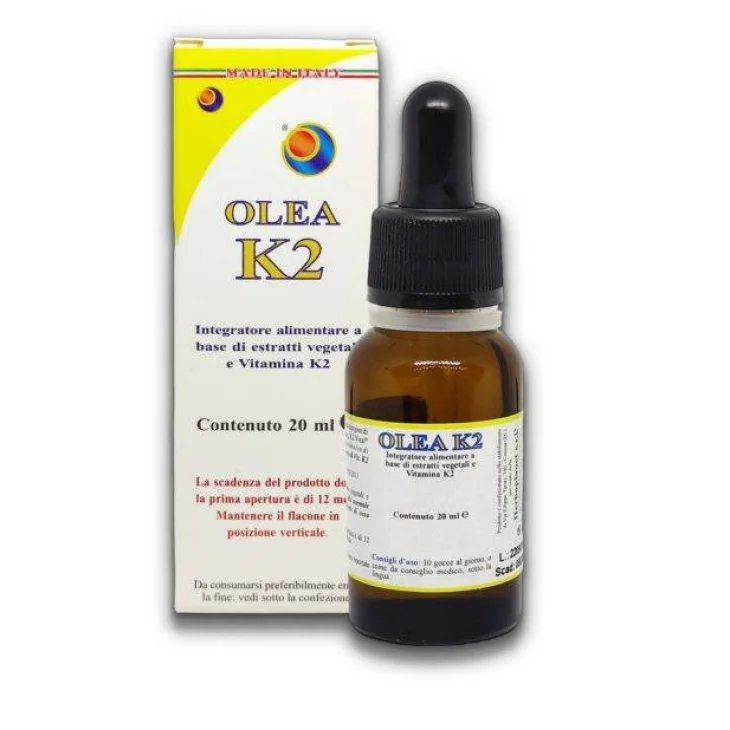 Herboplanet Olea K2 Gocce Integratore per le Ossa 20 ml Herboplanet Olea K2 Gocce Integratore per le Ossa 20 ml
