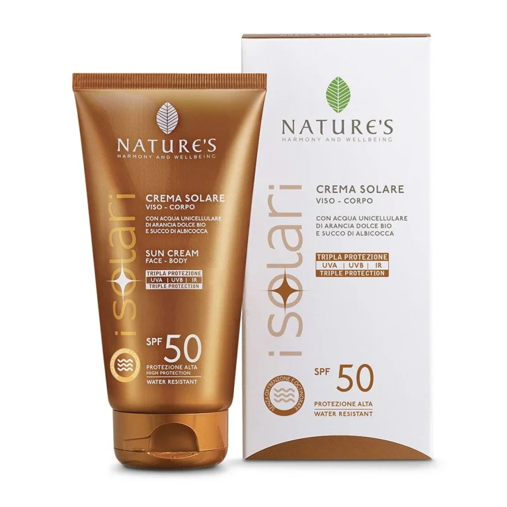 Nature's iSolari Crema Solare Viso e Corpo SPF50 Travel Size 75 ml Nature's iSolari Crema Solare Viso e Corpo SPF50 Travel Size 75 ml