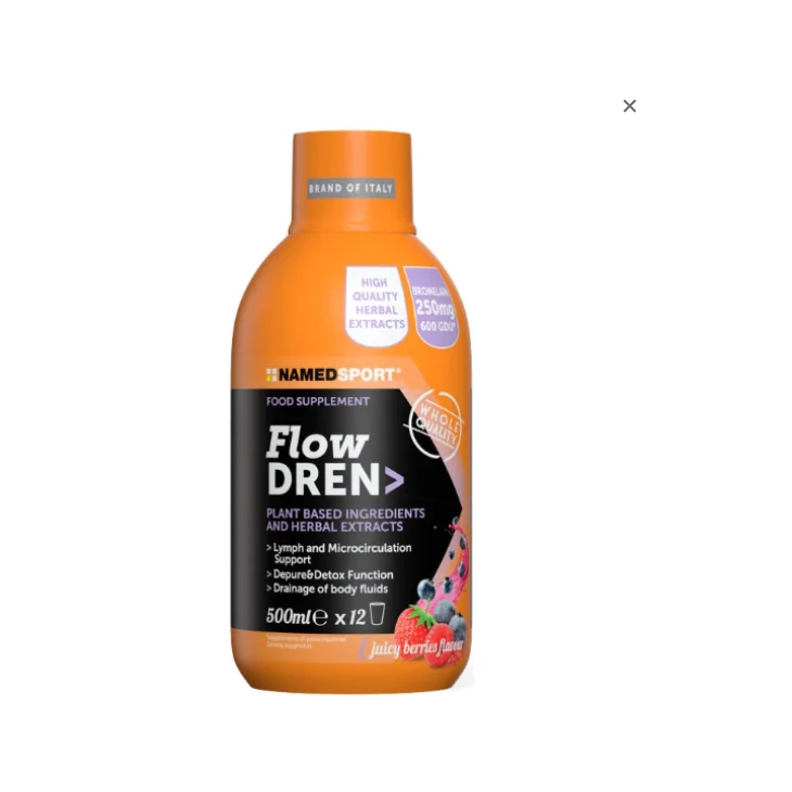 Named Sport Flowdren Integratore ad Azione Drenante e Detox 500 ml Named Sport Flowdren Integratore ad Azione Drenante e Detox 500 ml