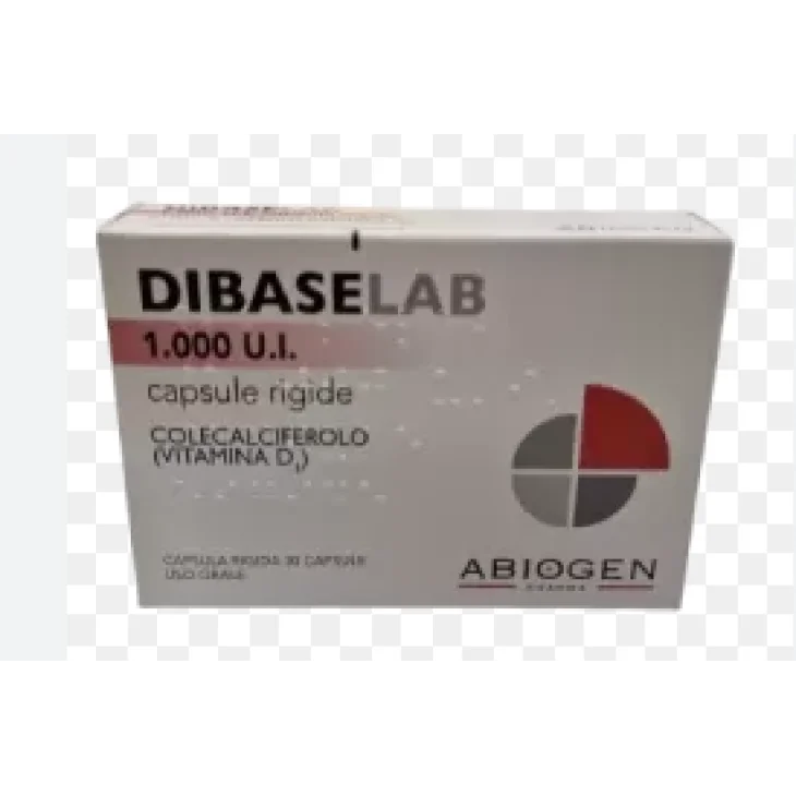 Abiogen Pharma Dibaselab 30 Capsule 1.000 Unita' Internazionali Abiogen Pharma Dibaselab 30 Capsule 1.000 Unita' Internazionali