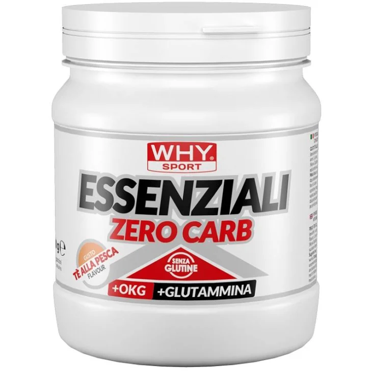 Whysport Essenziali Zero Carb Integratore di Aminoacidi Gusto T&egrave; alla Pesca 210 g