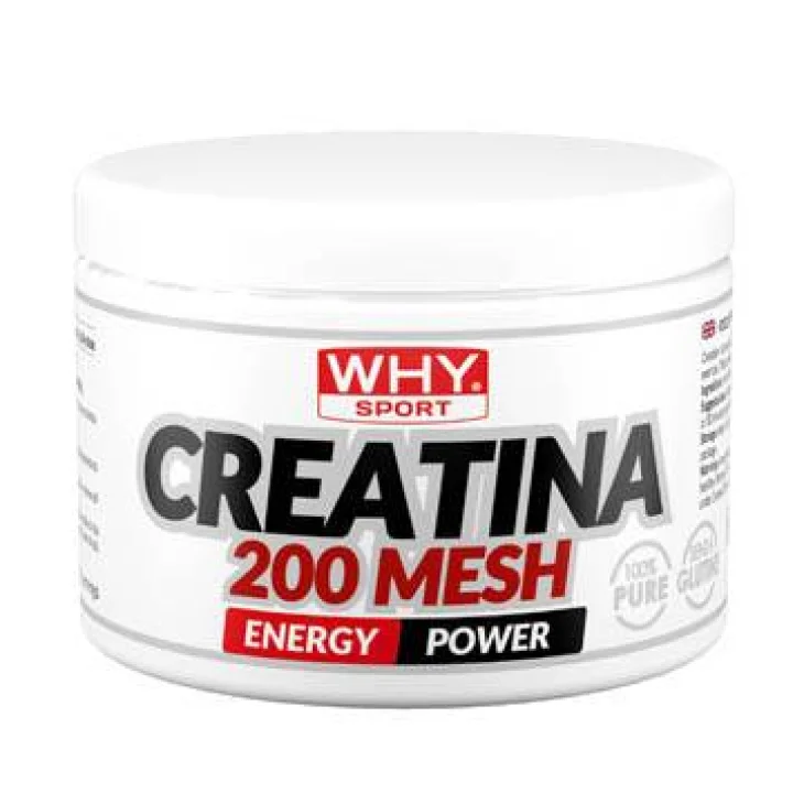 Whysport Creatina 200 Mesh Integratore di Aminoacidi per Sportivi 500 g