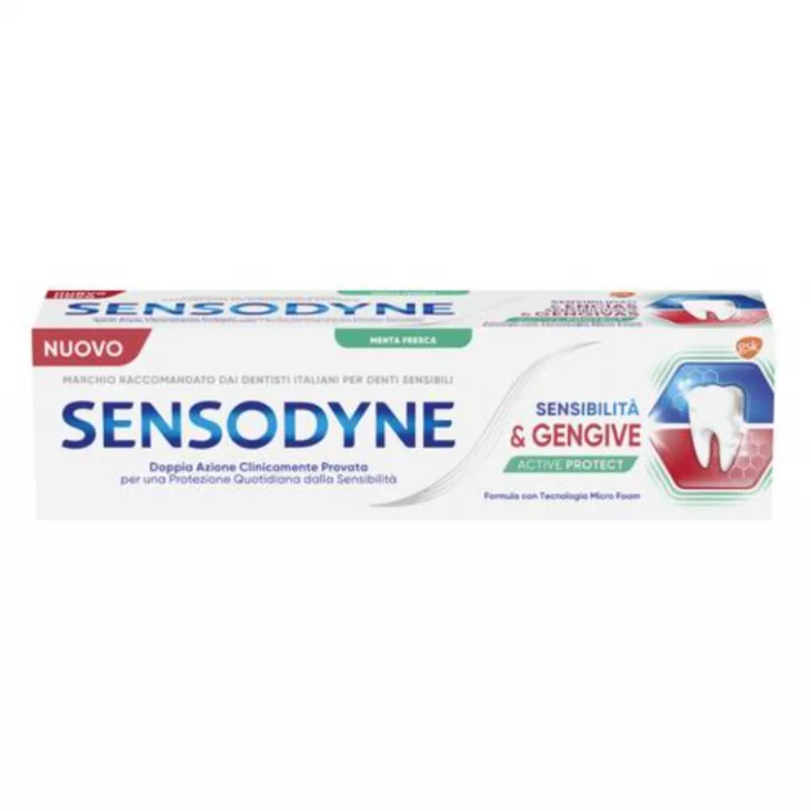 Sensodyne Sensibilit&agrave; e Gengive Active Protect Dentifricio 75 ml