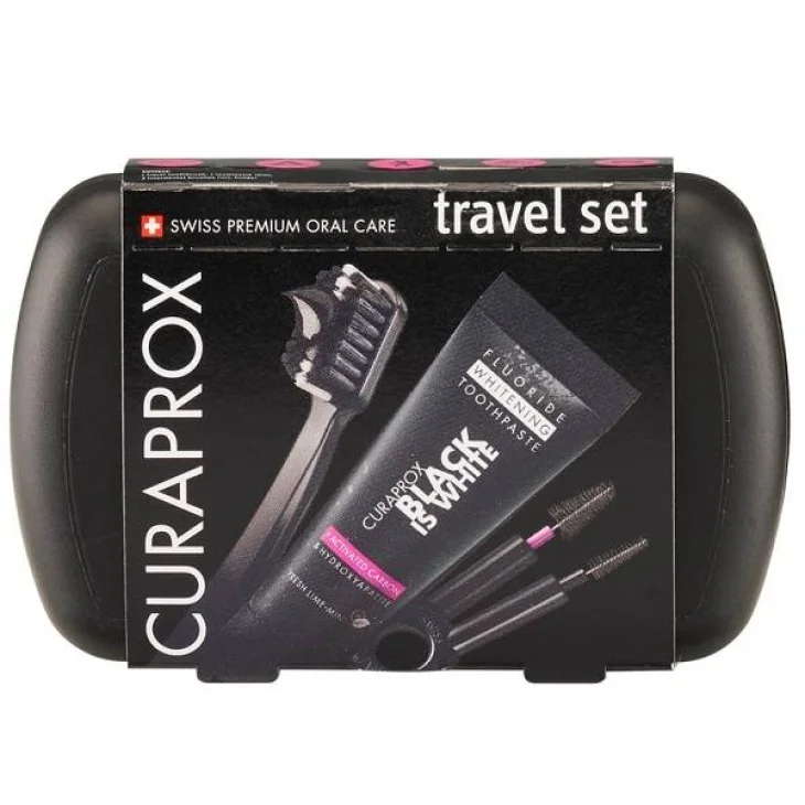 Curaprox Black is White Travel Set Curaprox Black is White Travel Set