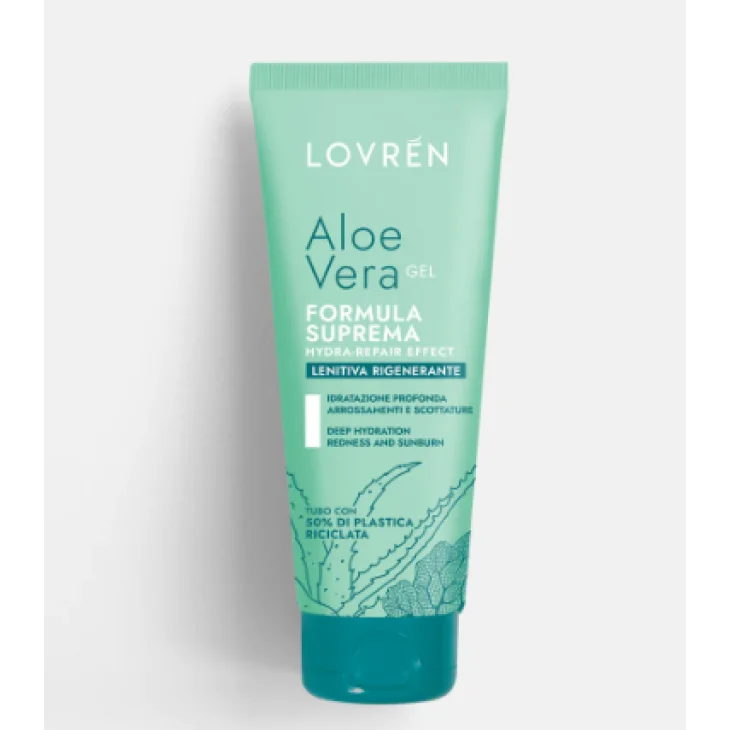 Lovren Aloe Vera Gel Formula Suprema Doposole Lenitivo e Rigenerante 100 ml Lovren Aloe Vera Gel Formula Suprema Doposole Lenitivo e Rigenerante 100 ml