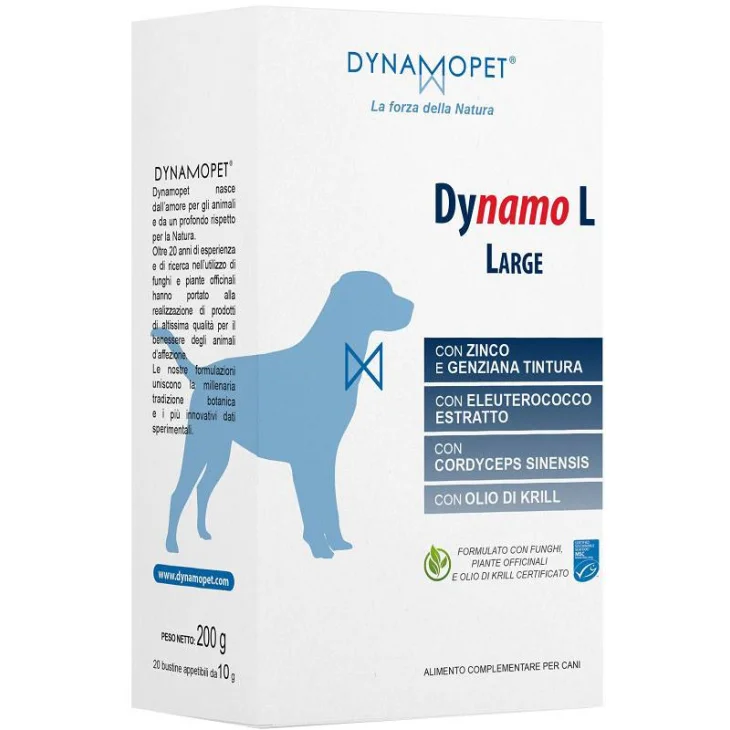 DYNAMO L LARGE CANI 20 BUSTINE DA 10 G DYNAMO L LARGE CANI 20 BUSTINE DA 10 G