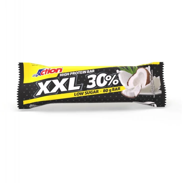 ProAction XXL 30% Bar Barretta Iperproteica Gusto Ciocco Cocco Cream 80 g