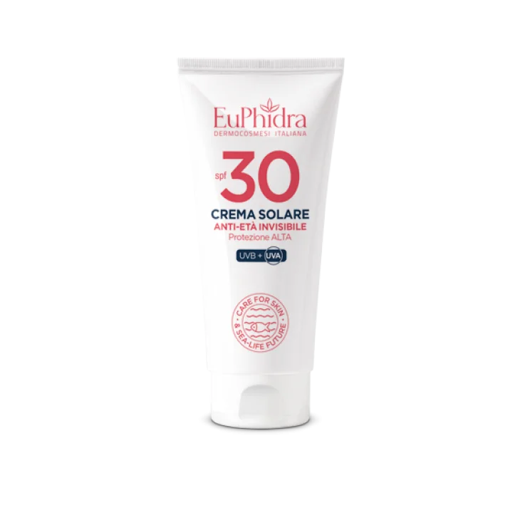 Euphidra Crema Solare Anti-Et&agrave; Viso Invisibile SPF30 50 ml