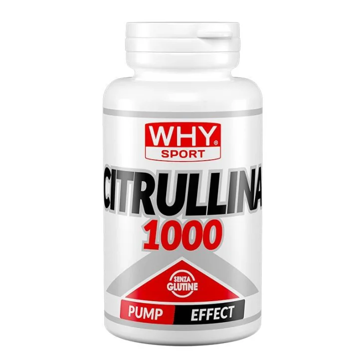 WhySport Citrullina 1000 Integratore per sportivi adulti 90 compresse WhySport Citrullina 1000 Integratore per sportivi adulti 90 compresse