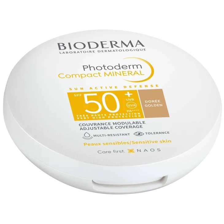Bioderma Photoderm Compact Mineral Dor&egrave; SPF50+ Fondotinta Compatto 10 g