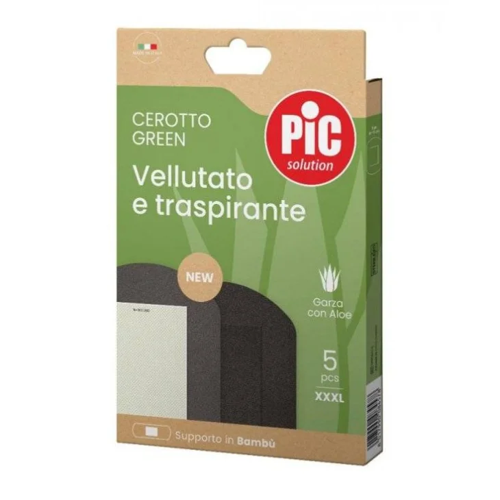 Pic Bambù Cerotto Aloe Sterile vellutato e trasparente 10 x 15 cm 5 pezzi Pic Bambù Cerotto Aloe Sterile vellutato e trasparente 10 x 15 cm 5 pezzi