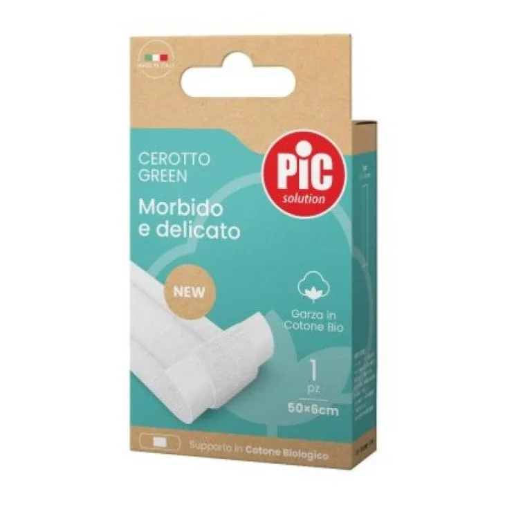 Pic Green Cerotto bio Garza in cotone morbido e delicato 50 x 6 cm