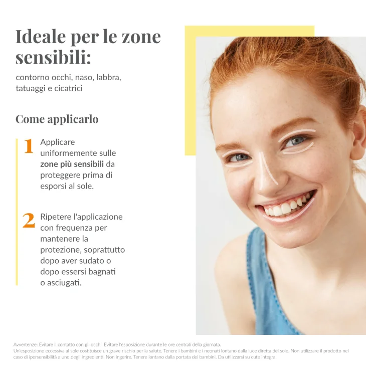 Carovit Programma Solare Stick SPF50+ per Zone Sensibili 4 ml