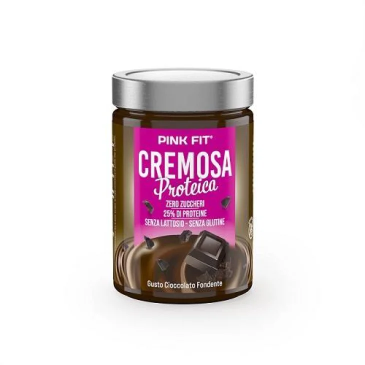 ProAction Pink Fit Cremosa Proteica Crema Proteica Gusto Cioccolato Fondente 300 g ProAction Pink Fit Cremosa Proteica Crema Proteica Gusto Cioccolato Fondente 300 g