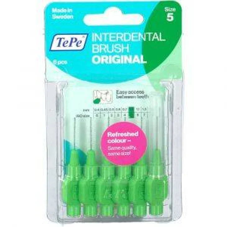 TePe Scovolino Verde per Pulizia Interdentale 0,8 mm 6 pezzi TePe Scovolino Verde per Pulizia Interdentale 0,8 mm 6 pezzi