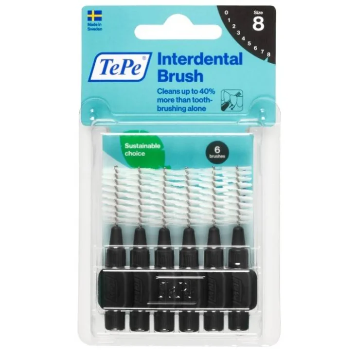 TePe Scovolino Nero per Pulizia Interdentale 1,5 mm 6 pezzi TePe Scovolino Nero per Pulizia Interdentale 1,5 mm 6 pezzi