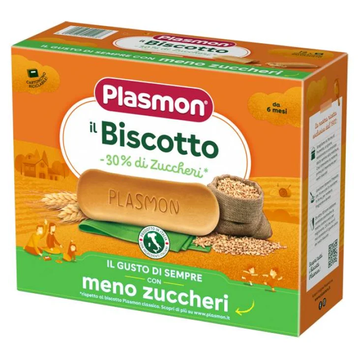 Plasmon Biscotti per Bambini con -30% di Zucchero 720 g Plasmon Biscotti per Bambini con -30% di Zucchero 720 g