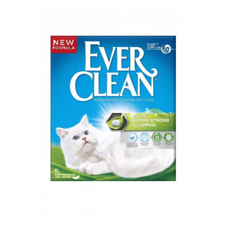 Ever Clean Extra Strong Lettiera profumata per gatti 10 litri Ever Clean Extra Strong Lettiera profumata per gatti 10 litri