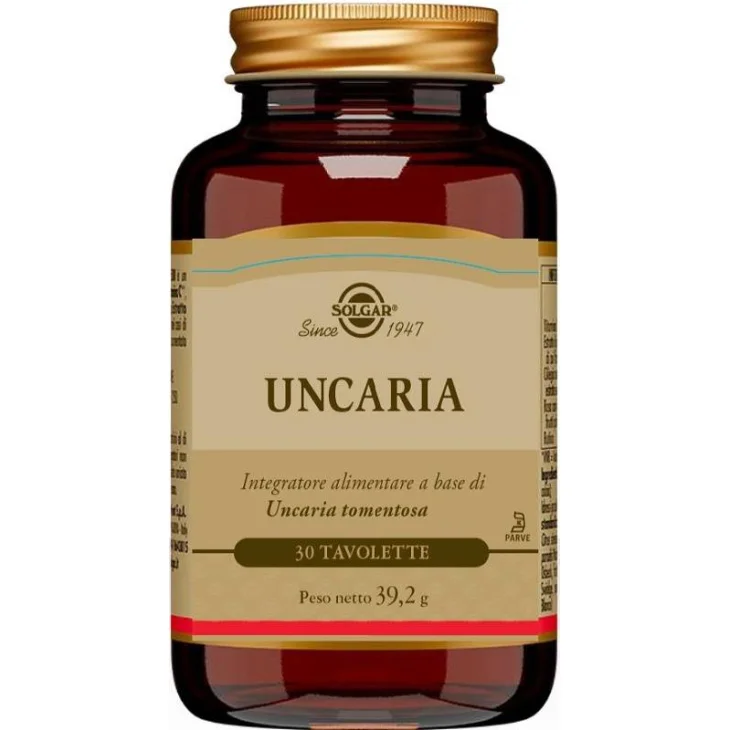 Solgar Uncaria Integratore per Articolazioni e Muscoli 30 tavolette